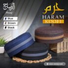 Haram Koofi all colors – premium Islamic kufi cap by Rassaj for men, ideal for prayer and daily wear